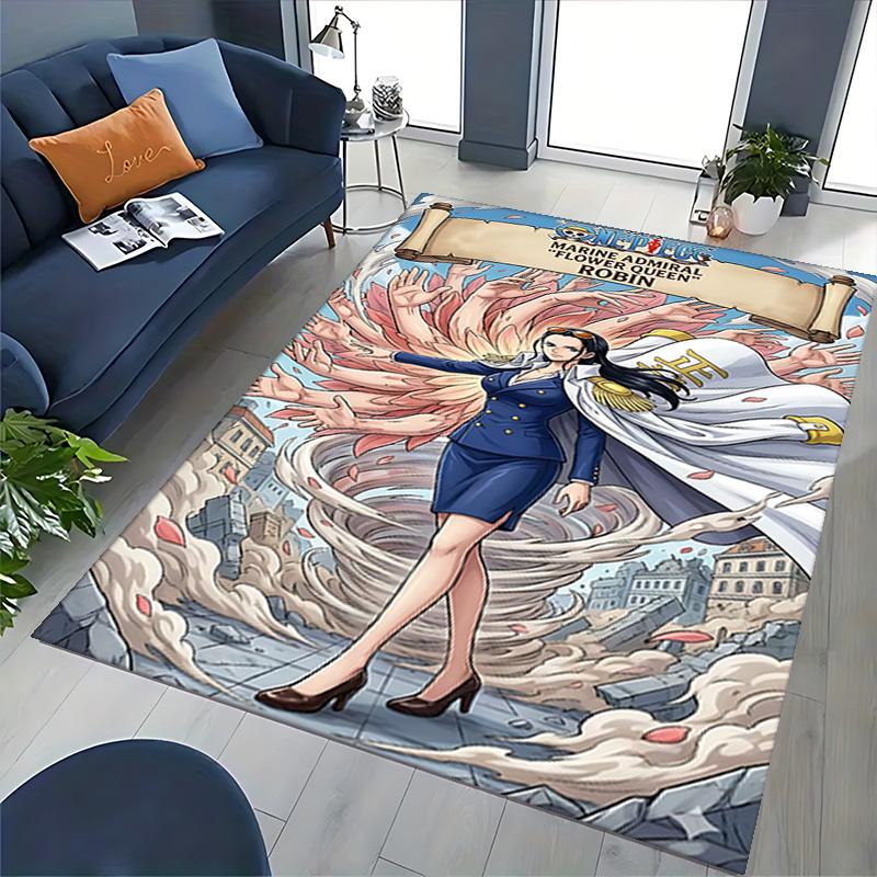 1pc Marine Admirals Floral Majesty Carpet Rug for Bedroom Living Room Decor Sofa Home Game Area Rug Non-slip Floor Mat. D7270143