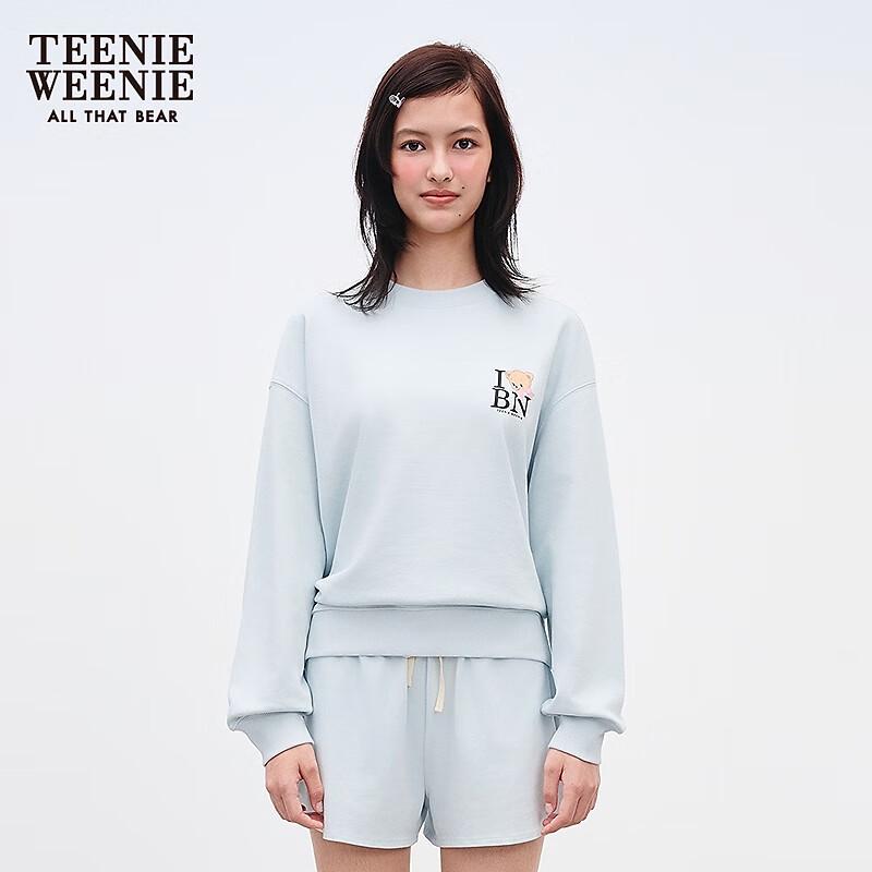 Teenie Weenie Женская толстовка Bearnova в студенческом стиле с круглым вырезом