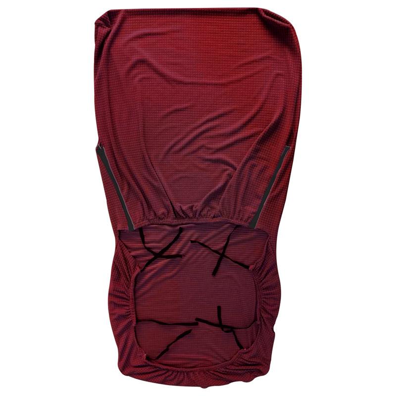 Solid Color Chair Cover Armchair Covers Jacquard Wood Arm Chair Slipcover Protector with Zipper Living Room Hotel Decor