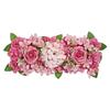 1Pc Wedding Arch Artificial Rose 50cm Hydrangea Flower Row Rose Centerpiece Silk Arch Door Wedding Flower Arrangement Party Room Reception Decor