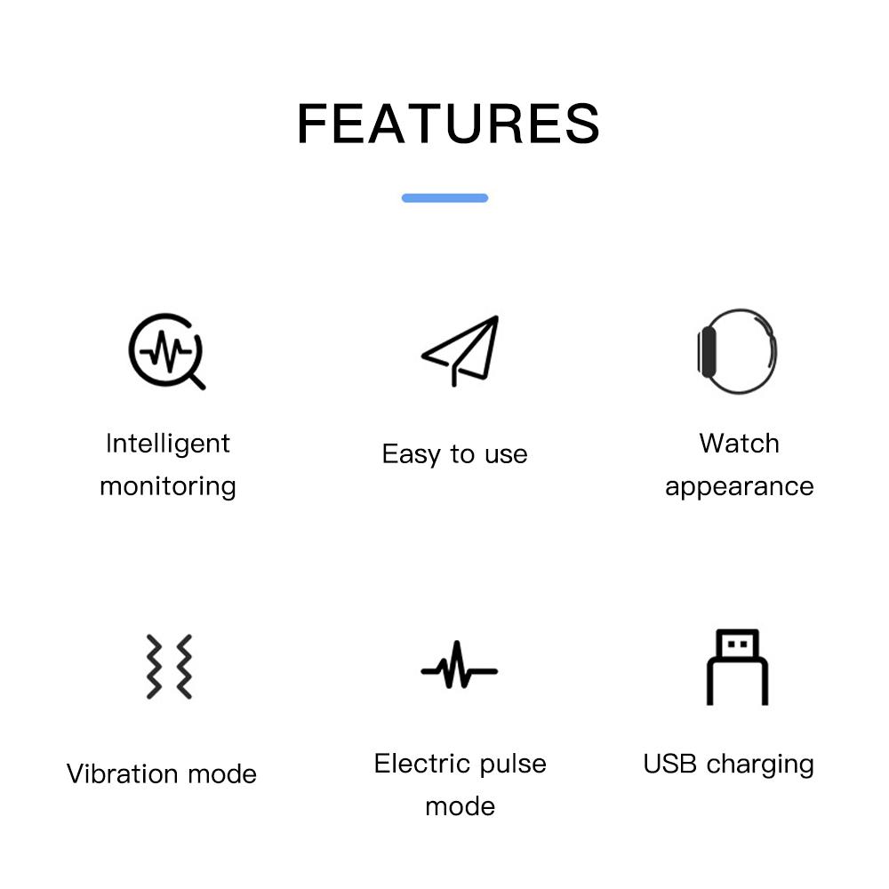 Электрическое устройство против храпа, наручные часы против храпа Pluse, помощь для сна, решение для сна, интеллектуальная защита от апноэ для остановки храпа