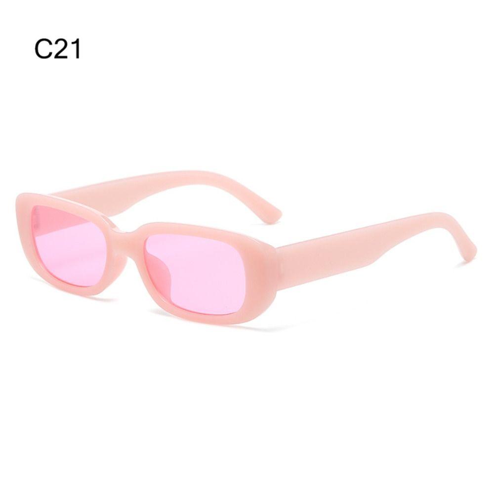 Защита UV400 Y2K солнцезащитные очки конфетного цвета водительские очки прямоугольные солнцезащитные очки для женщин и мужчин