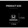 2/5/10 шт. Наклейка с логотипом автомобиля, Наклейки на центральную консоль, Автоаксессуары для Honda Fit Mugen Insight Type S R VTEC DOHC Modulo Vezel Legend RR Si
