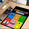 Rainbow Friends Printed Carpet, for Office Chair Living Room Bedroom Kitchen Room Decor Gifts.