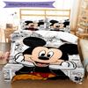 3pcs Mickey Bedding Set Duvet Cover Closure Includes 1 Duvet Cover & 2 Pillowcases, Soft and Comfortable for All Seasons.