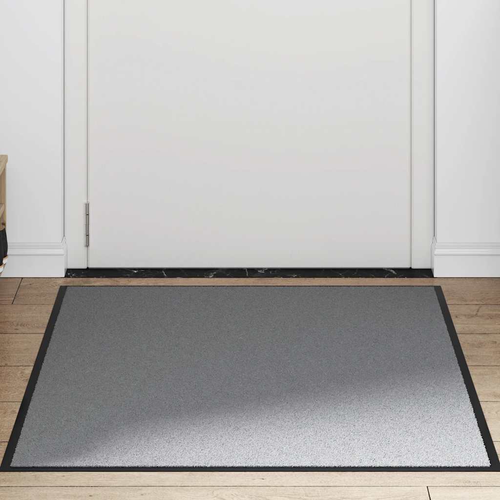 Doormat Gray 80 x 120 cm