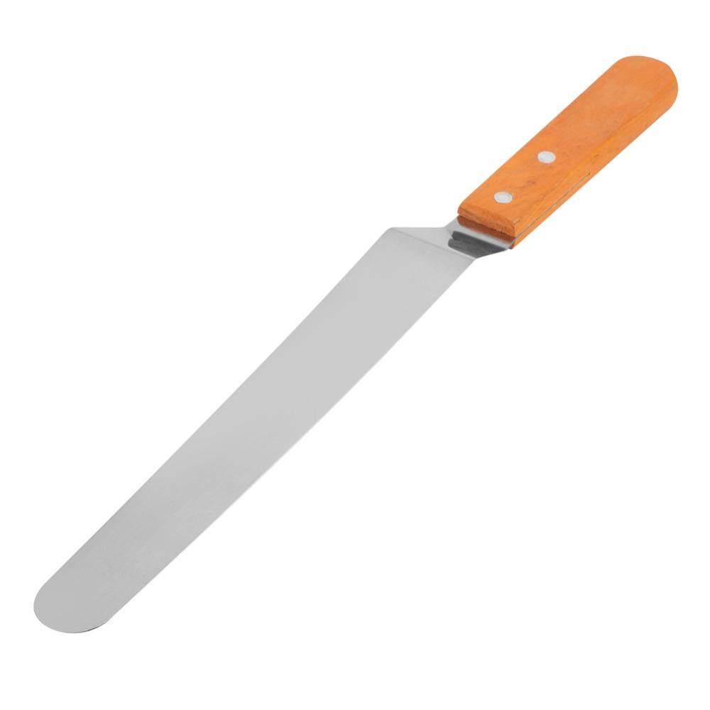 Stainless Steel Blade Cake Spatula Smooth Flat Blade Offset Spatula Icing Spatula  Cake Decorating