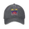 Venezuela Flag Venezuelan Unisex Baseball Cap  Distressed Denim Washed Caps Hat Vintage Outdoor Running Golf Adjustable Sun Cap