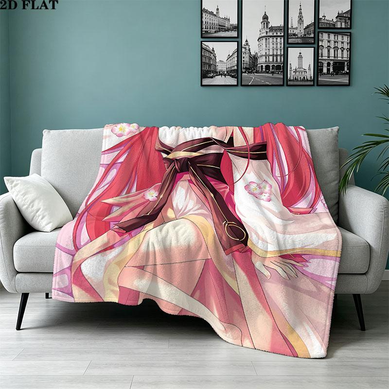 1PC Kotori Itsukakimi Ni Todoke Patterned Flannel Blanket Suitable For All Seasons For Home Decor Warmth And Comfort Gifts Holiday Present