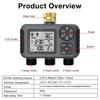 3/4" 2/3-выходной автоматический таймер полива Смарт-система орошения Дождеватель Кран Шланг Программируемый таймер для сада улицы