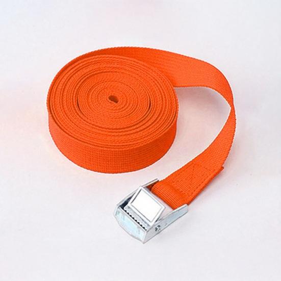 Ремень Быстросъемный Прочный Оранжевый Крепежный ремень с кулачковой пряжкой Регулируемый Фиксирующий ремень Легкозастегивающиеся ремни