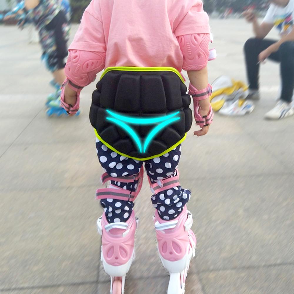От 3 до 12 лет, детская спортивная накладка для ягодиц, утолщенная набивка из ЭВА, защита для бедер, регулируемая детская защитная накладка для бедер