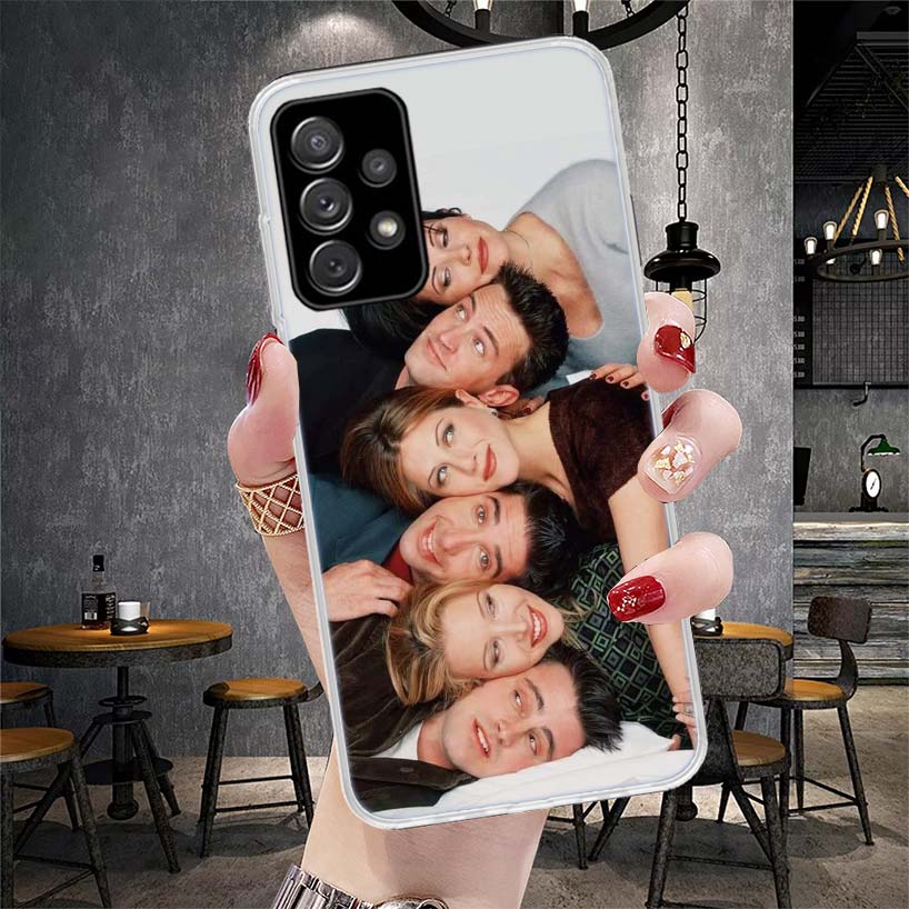 Friends Tv Show Funny Family Soft Phone Case For Samsung Galaxy A12 A22 A32 A52 A72 A02S A51 A50S A71 A70 A31 A20S Note 20 Ultra