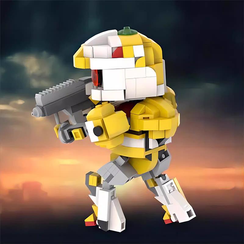 MOC Robot Building Set Compatible with LEGO Bricks, EVA-000 Mecha Educational Assembly Figure, Evangelion Unit-01 Warrior Model