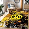 Bvb Splatter Art Area Rug Design for Study room Outdoor Playrooms Dormitory Antislip Carpet Anime Office Decor Wedding Party Gift
