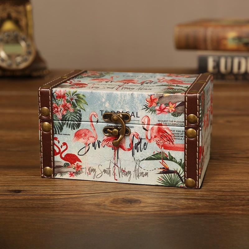 Modern Minimalist Leather Desktop Organizer Box With Lid For Office Home Storage