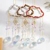 Suncatcher Wind Chime Pendant Vibrant Colors Beautiful Reflections Rainbow Faux Crystal Handmade Garden Window Pendant Adult Sex Wear