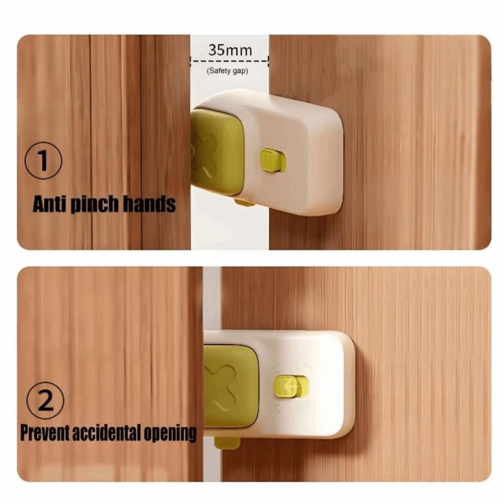 Self-adhesive Childproof Door Holder Anti-Pinch Design Door Pinch Guard Silicone Doorstop for Kids