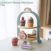 Royal Afternoon Tea Kitchen Playset: Double-Layer Dessert Stand, Educational Toy for Kids & Parents
