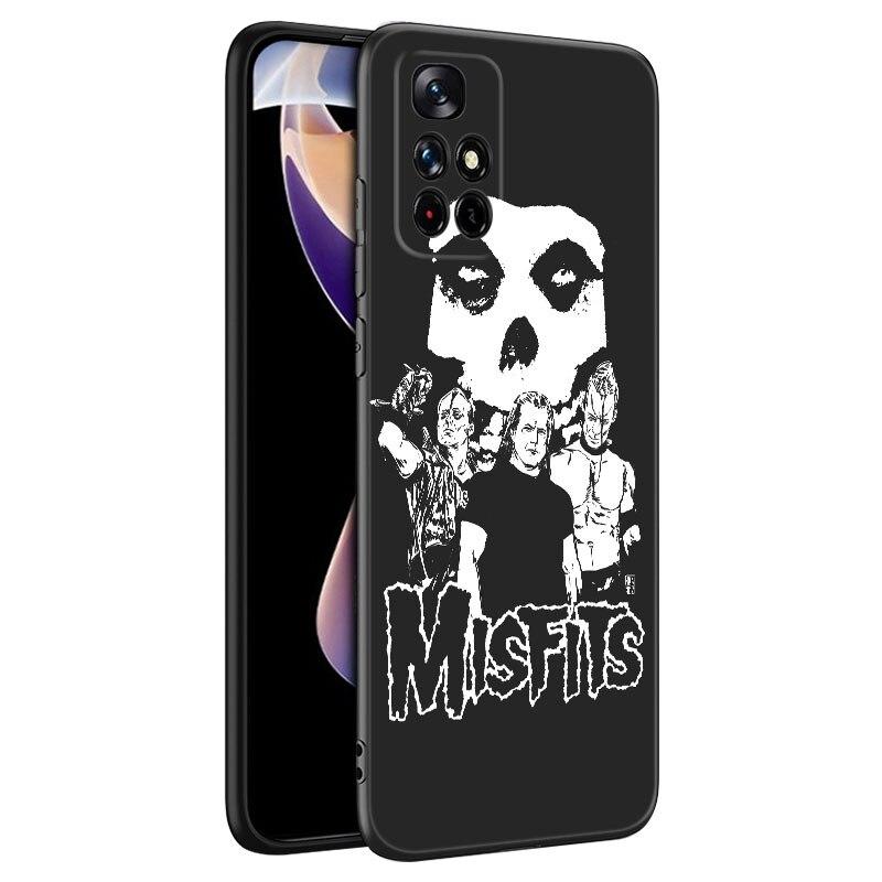 Чехол для телефона Misfits Glenn Danzig для Xiaomi Redmi Note 7 8 8T 9 9S 10 10S 10T 11 11S 4G 11E 11T Pro 5G, мягкий черный чехол из ТПУ