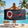 Custom Text Beach Towel, Soft Absorbent Swimming Multi-use TowelSparta Prague