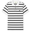 Levis Casual Soft Comfortable Striped Simple Short Sleeve Polo Shirt Men Polo Shirts Black White 003MT-0003