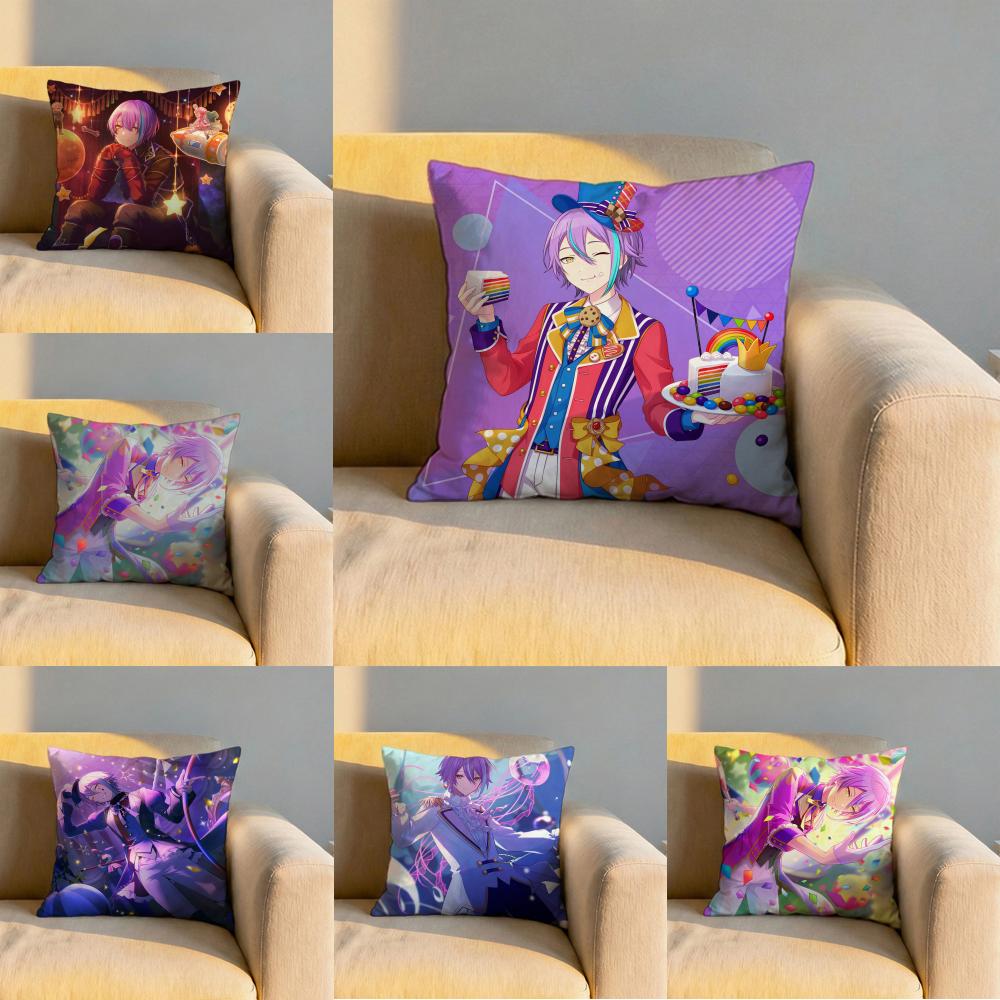 KKamishiro Rui Cushion Cover Soft Reversible Durable Pillow Cover MultiScene Use for Home Car Daily Comfort