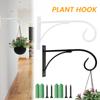 2Pcs Garden Hook Wall-Hanger Hanging Basket Holder Vintage Metal Flower Pots Hook for Outdoor Indoor Hanging Plants Supplies