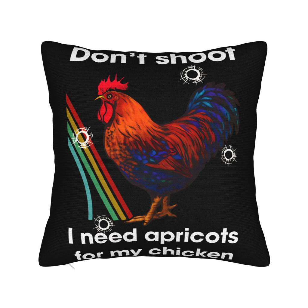 Bed Decor Don't Shoot I Need Apricots for My Chicken Arc Raiders Pillowcases Merch  Pillow Covers Zipper Multi-Size