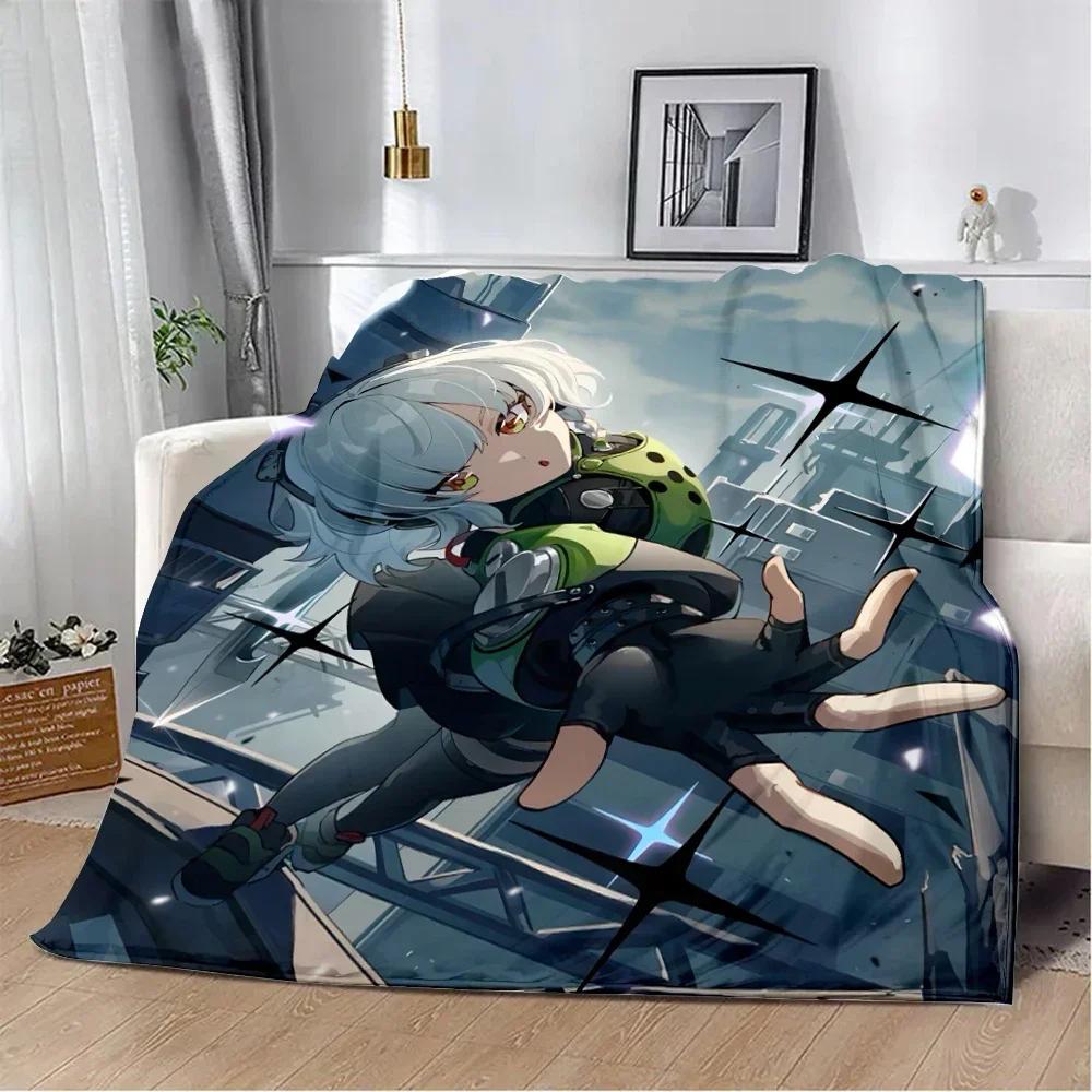Zenless Zone Zero ZZZERO ZZZ Nicole Printed Blanket Picker Blankets Теплое одеяло Мягкое и удобное для дома и путешествий Подарок на день рождения