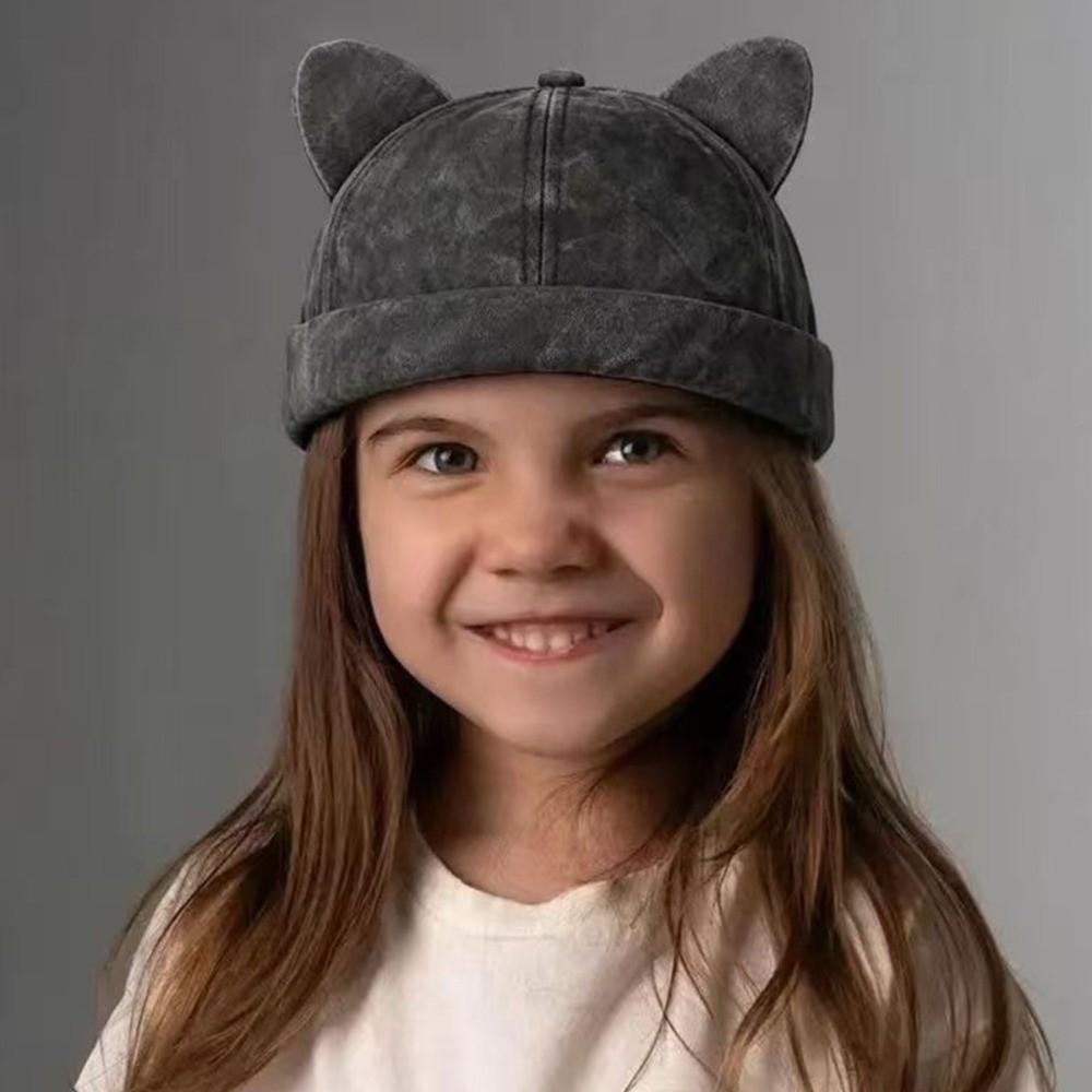 Breathable Child Landlord Hat Adjustable Beanie Hat Fashion Brimless Hat Children