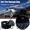 Wheel Cover Storage Bag Hubcaps For Tesla Model Y 19 Inch Hub Cap Portable Carrying Organizer Bag Car Hubcap Car Accessorie G9B7
