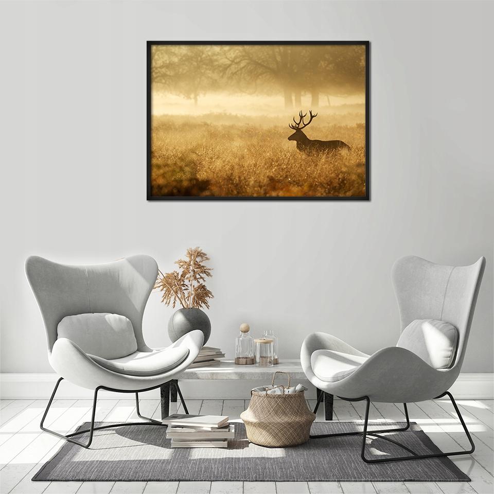 Picture poster In a frame 53x73 cm Golden Deer P661
