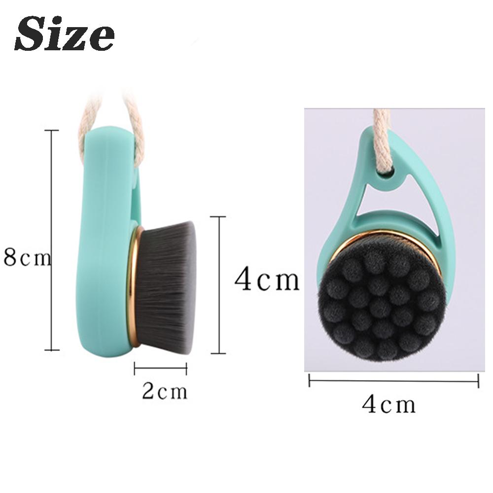 Charcoal Deep Cleansing Face Cleansing Brush Face Care Tool Bamboo Wash Face Brush Facial Cleansing