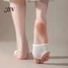 Flip Flop Socks Women Flip-Flop Socks, Cotton Open Toe Half Foot Low Cut Thongs Liner for Flops Clogs Slides Breathable
