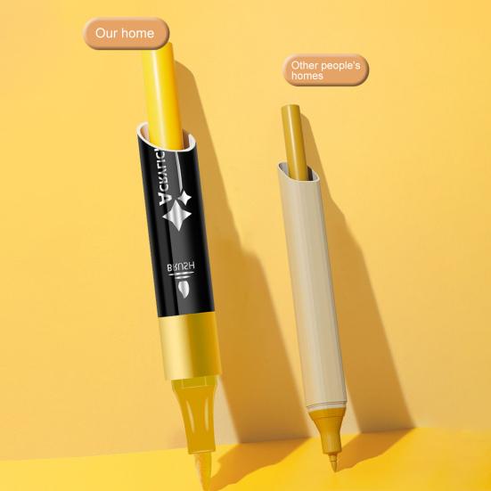 12/24/36Pcs Double Line Outline Marker Pen Set Waterproof Metallic Art Pens Brilliant Colors Graffiti Highlighter Pens