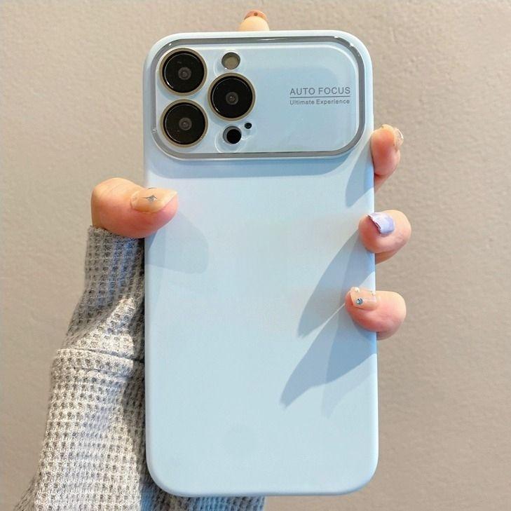 Силиконовый чехол для телефона iPhone 17 ProMax - Чехол для iPhone из жидкого силикона с большим окном, ударопрочный, для Apple iPhone 17/16/15/14/13/12