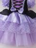 Девичье фиолетовое летнее платье принцессы Лолиты на Хэллоуин