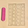 24pcs Short Square Press On Nails, Gloss Purple Square Fake Nails,Full Cover False Nails For Women And Girls Including Nail File And Jelly Glue