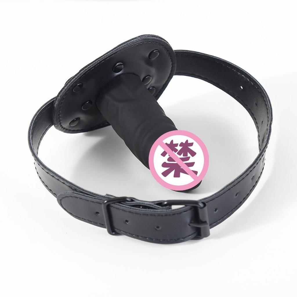 Взрослый силиконовый дилдо-кляп для практики глубокого горла - варианты короткий, средний, длинный