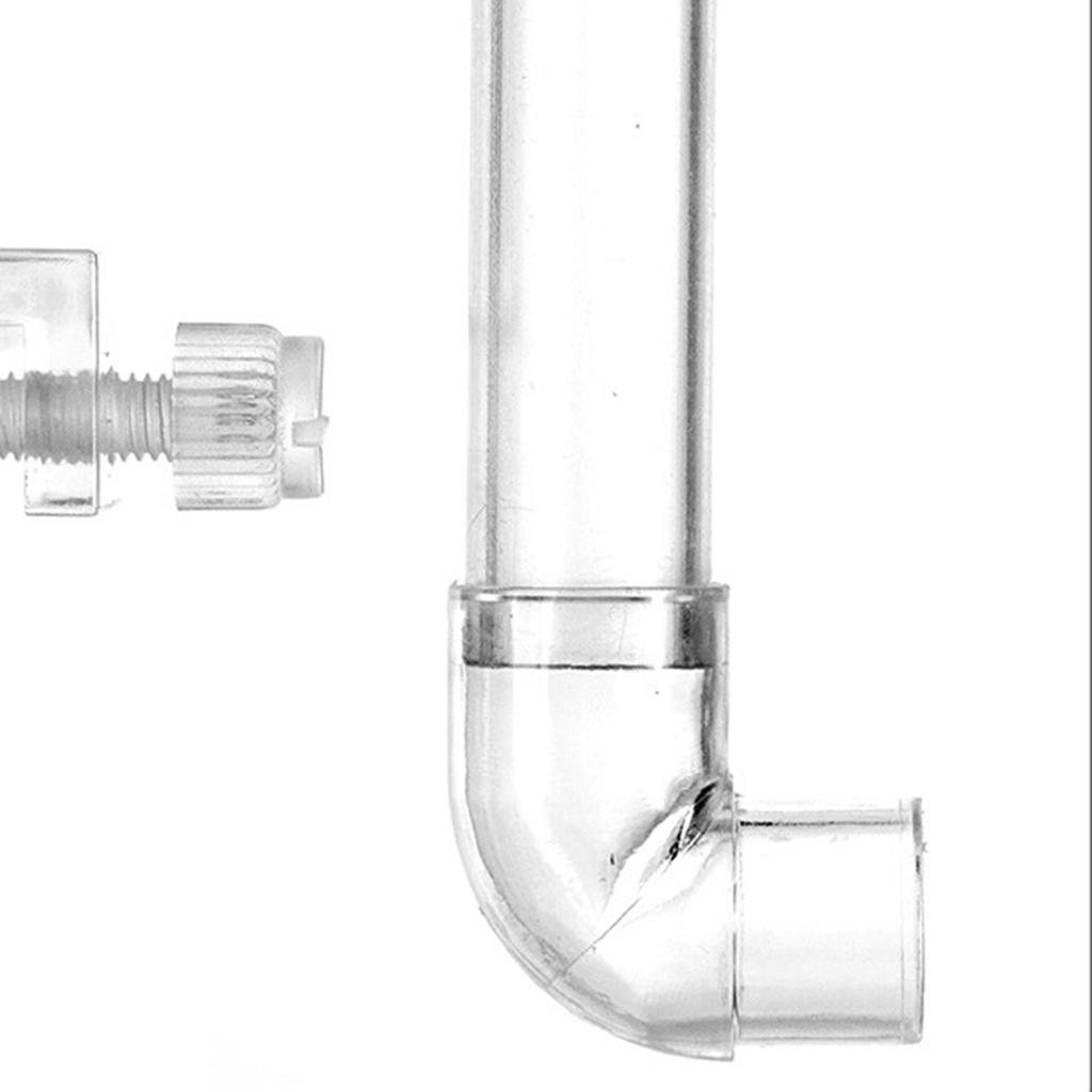 Fish Tank Oil Film Remover Easy To Use Plastic Transparent Pipe Spin Outflows Filter Fish Tank Cleaning Accessory