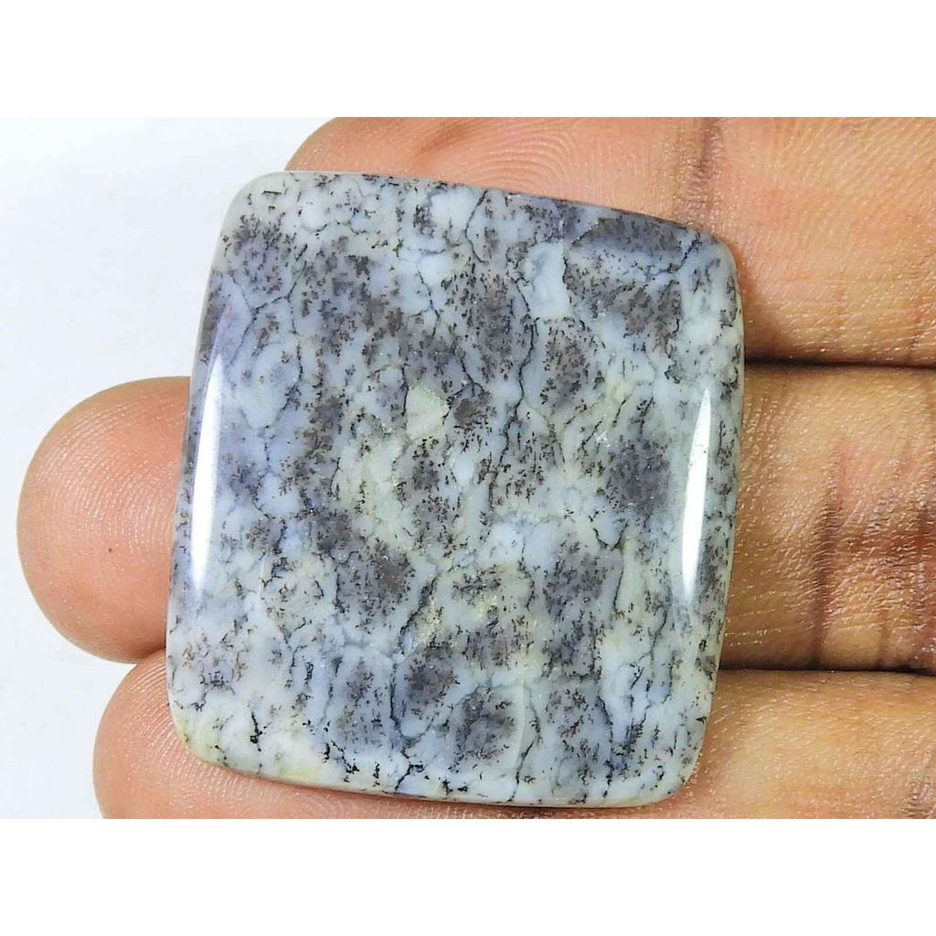 Натуральный дендрит опал восьмиугольной формы лечебный кристалл россыпью драгоценный камень 32X35MM SK-1927