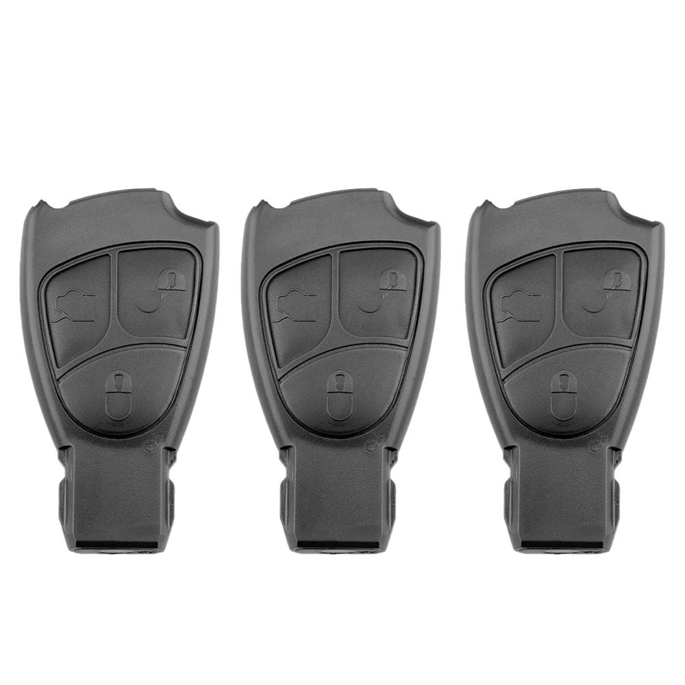 Car Key Cover Case Shell 3 Buttons Remote Key Shell for Mercedes Benz W203 W211 W204 Automotive Accessories