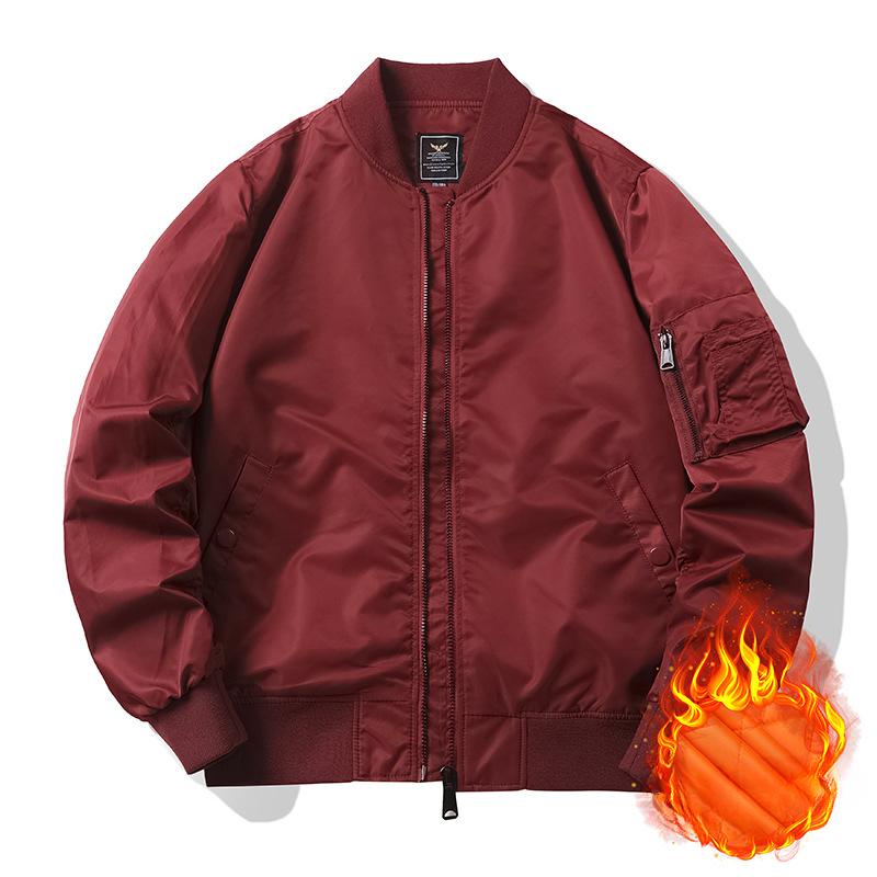 Осенне-зимняя верхняя одежда Куртка-бомбер Мужская летная куртка