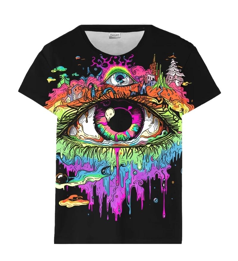 New Cool Graffiti 3D Printed T-shirt Hip-hop Chroma Round Neck Short-sleeved Street Painting Fashion Men's Women's Tops Clothing