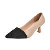 Fashion Quality Women's Pumps 2025 Spring Mix Color Female Shoes Shallow Slip-on Pumps Sexy Pointed High Heel Hot Sale Office Lady Shoes