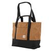 Унисекс сумка-тоут Carhartt Classic Vertical Open Tote из прочной ткани с ручкой и плечевым ремнем, водоотталкивающая, Carhartt US (32 л) США, Коричневый, (32 л)