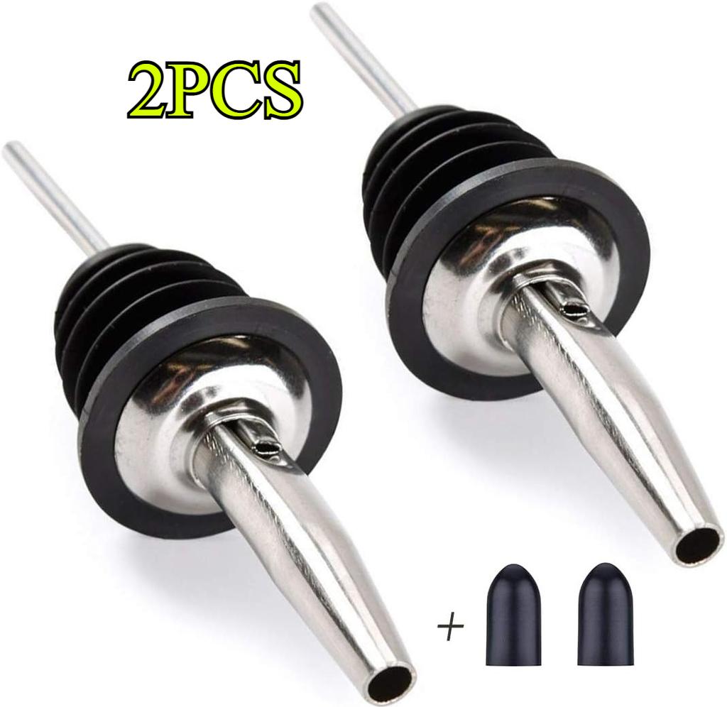 1/2/4/6 шт. Многоразовые пробки для винных бутылок из нержавеющей стали, насадки-дозаторы для оливкового масла, герметичные кухонные барные инструменты