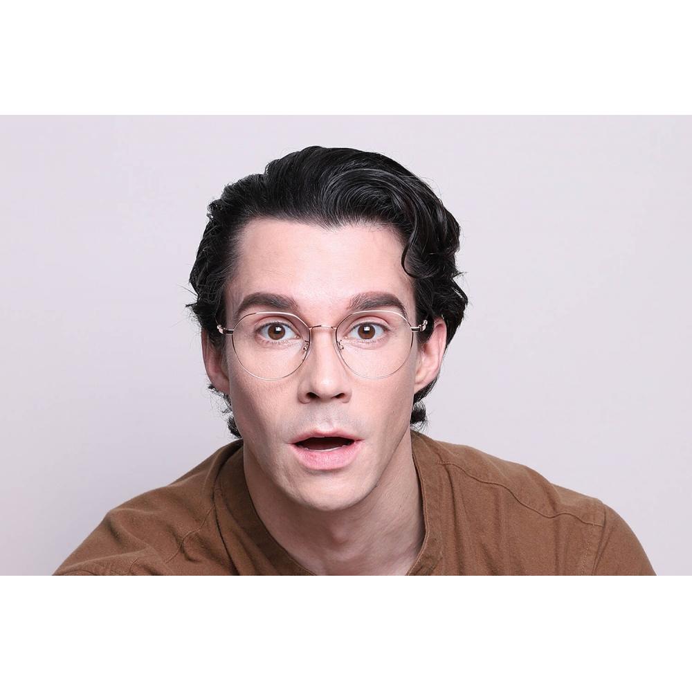 Овальные очки в оправе розового золота Smartbuy Collection Xinyi T3046 C3 Fashion Unisex