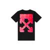 Marker Slim Tee Black/Red Men Tops OMAA027E20JER0051025